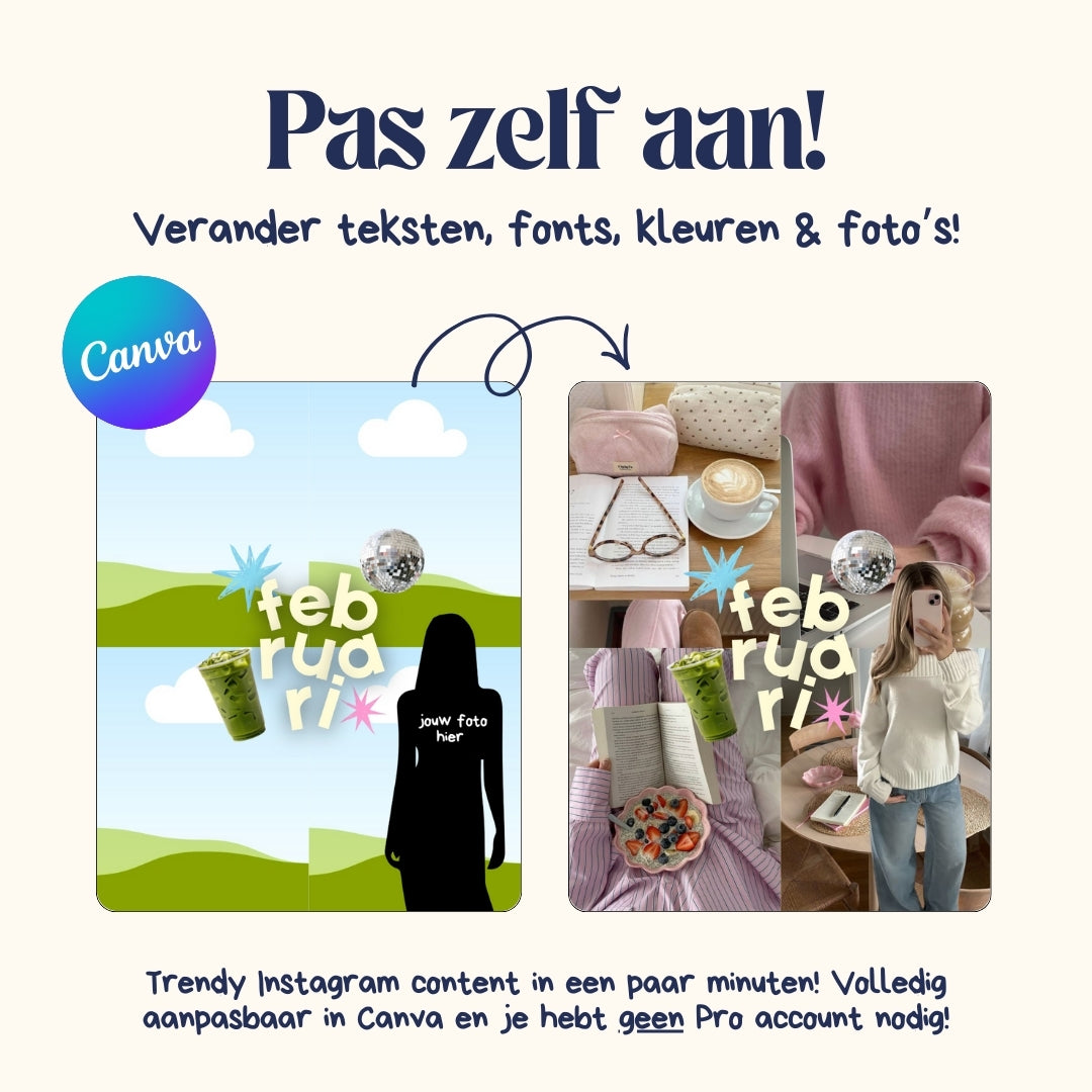 40 trendy iOS/ scrapbook Instagram template