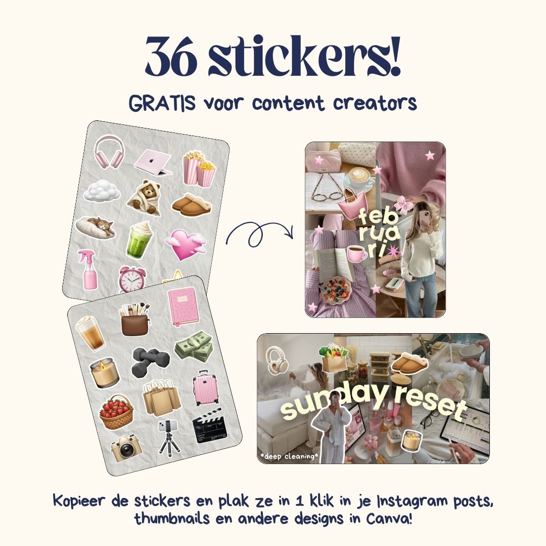 GRATIS iOS stickerpack (36 stickers)